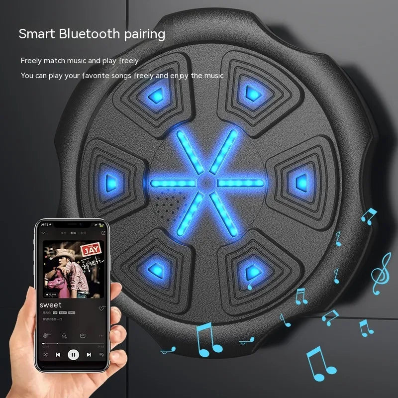 Musical Boxing Target for Kids & Adults | Punch Pad with Light & Sound